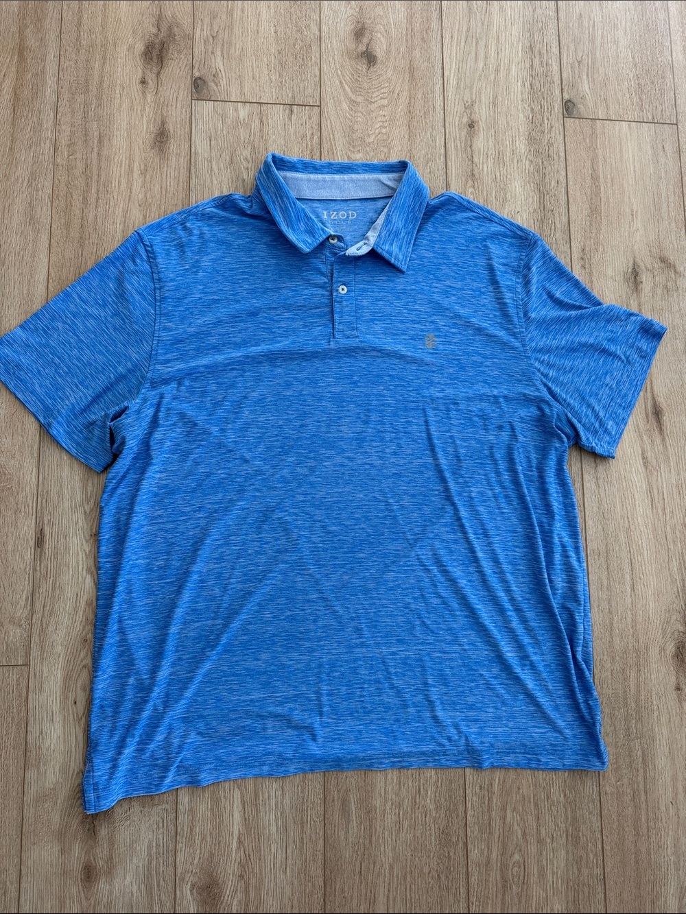 Izod Men’s Heathered Blue Polo Shirt